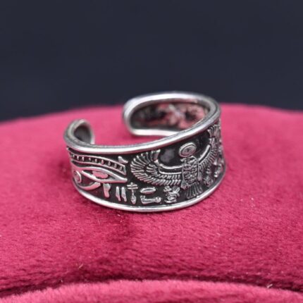 Horus ring-amazing Ring the symbol of good luck-good life-ancient Egyptian ornament-mythology