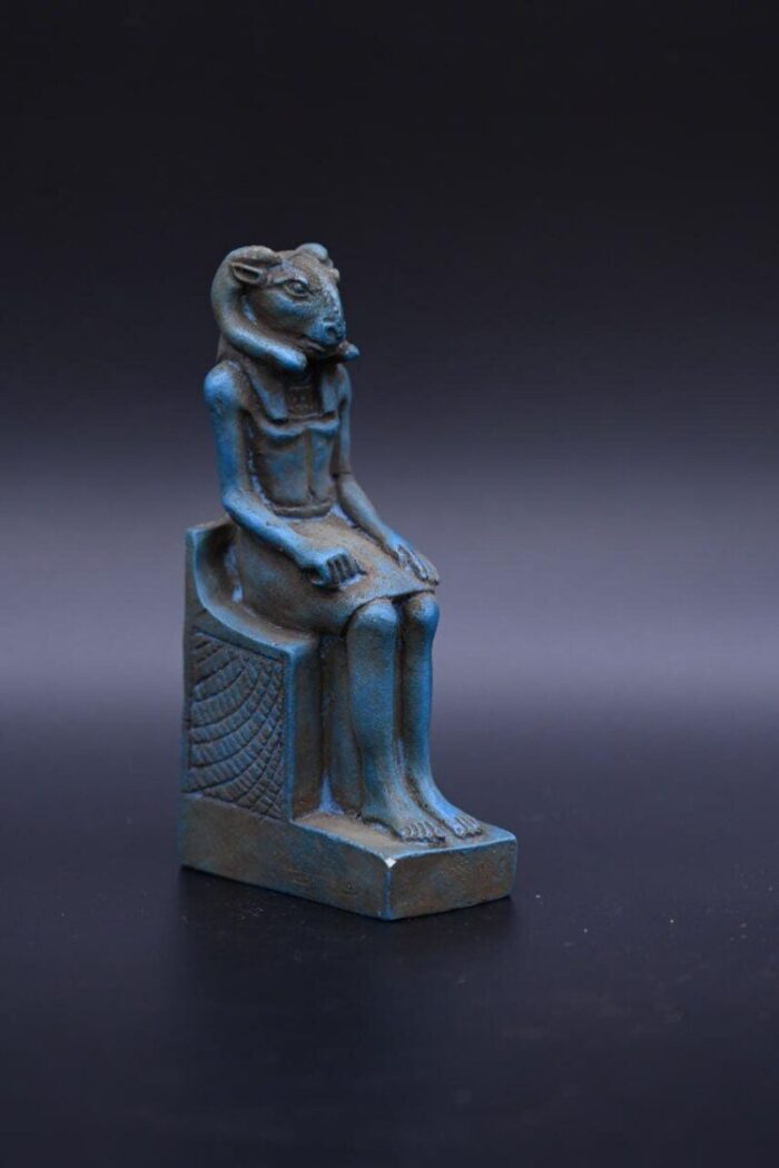 Khnum Statue: Egyptian God Ram Sculpture - صورة إضافية 9