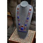 King Tutankhamun Scarab Necklace, Sterling Silver Gemstone Inlay - صورة إضافية 5