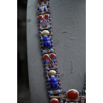 King Tutankhamun Scarab Necklace, Sterling Silver Gemstone Inlay - صورة إضافية 9