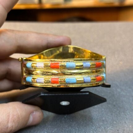 Lapis Lazuli Scarab Bracelet - Egyptian Antique Replica - صورة إضافية 2