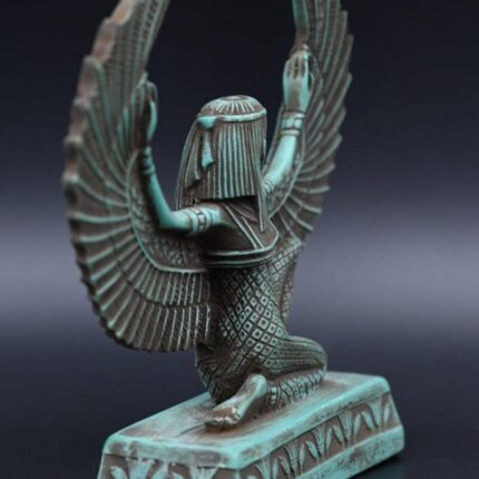 Marvelous Isis Winged Statue - Egyptian Goddess of Love,protection,Magic,Spiritual Energy & She Is The Sacred Mother in Egyptian Mythology - صورة إضافية 2