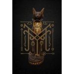 Masterpiece goddess Bastet statue, goddess of the home, domesticity, women's secrets, cats and childbirth.