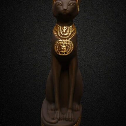 Masterpiece goddess Bastet statue, goddess of the home, domesticity, women's secrets, cats and childbirth.
