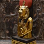 Sekhmet Statue - Egyptian Goddess of War, Gold Leaf Replica - صورة إضافية 5