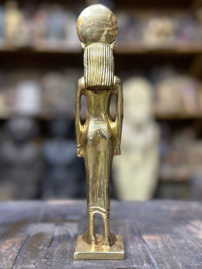 Sekhmet Statue – Egyptian Goddess of War, Gold Leaf Replica - صورة إضافية 5