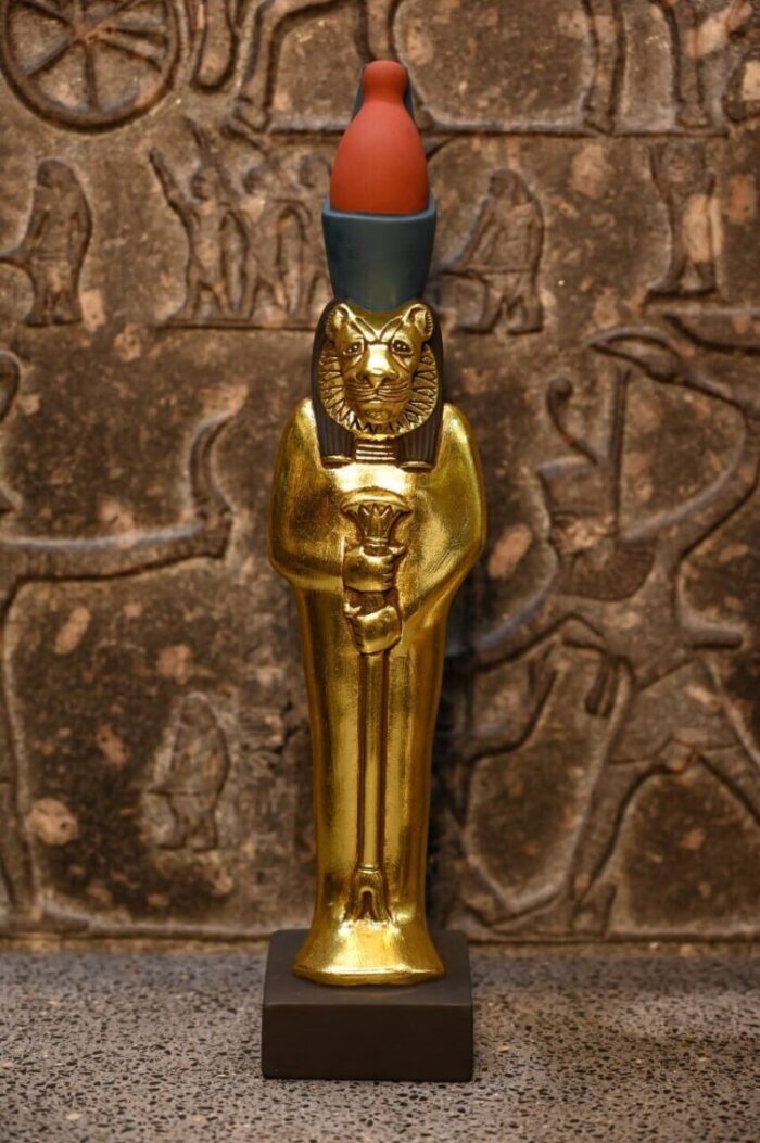 Sekhmet Statue – Egyptian Goddess of War Replica - صورة إضافية 2