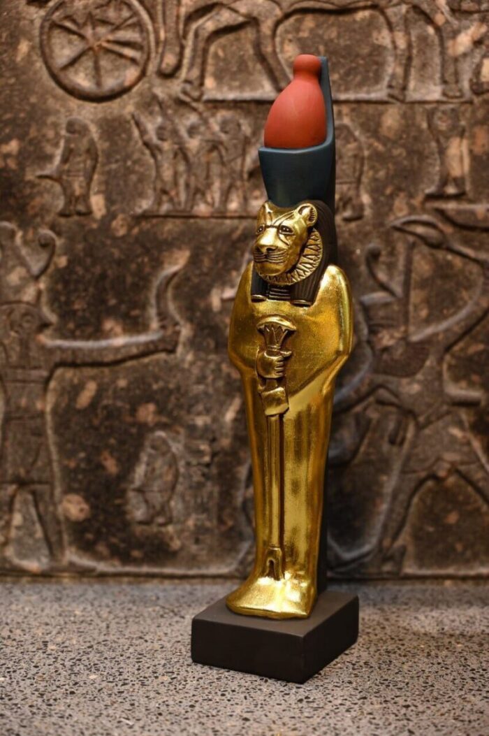Sekhmet Statue – Egyptian Goddess of War Replica - صورة إضافية 3