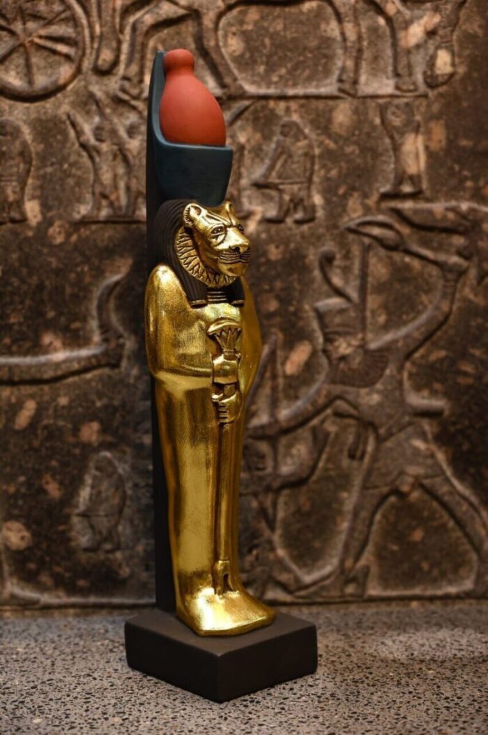 Sekhmet Statue – Egyptian Goddess of War Replica - صورة إضافية 7
