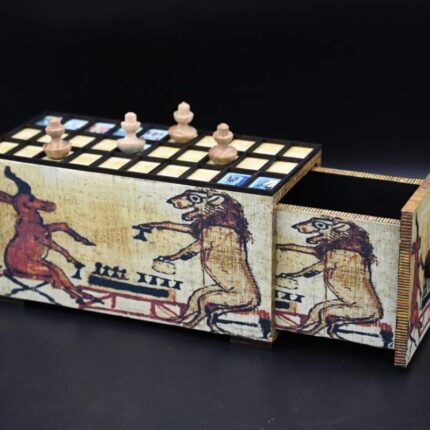 Senet game-ancient Egyptian games-Egyptian senet game board -King Tutankhamun game-Egyptian mythology--Egyptian antiquities