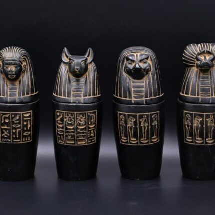 sons of Horus Statues - - Egyptian antiques - Egyptian deities-Egyptian mythology-sculpture gods