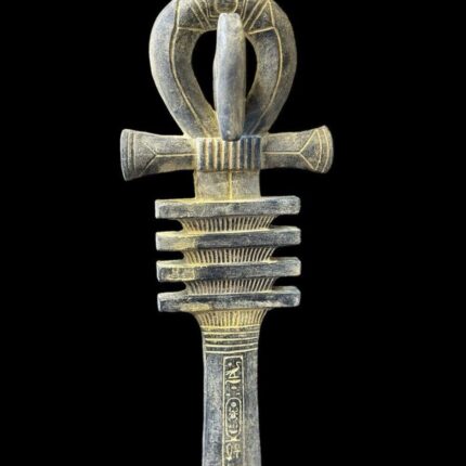 Stone Ankh – Egyptian Key of Life Sculpture - صورة إضافية 2