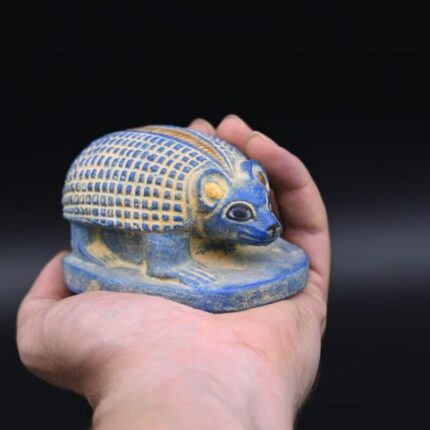 Stone Hedgehog Statue: Egyptian Antique Replica