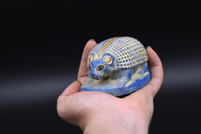 Stone Hedgehog Statue: Egyptian Antique Replica - صورة إضافية 5