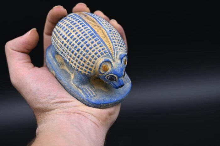 Stone Hedgehog Statue: Egyptian Antique Replica - صورة إضافية 6
