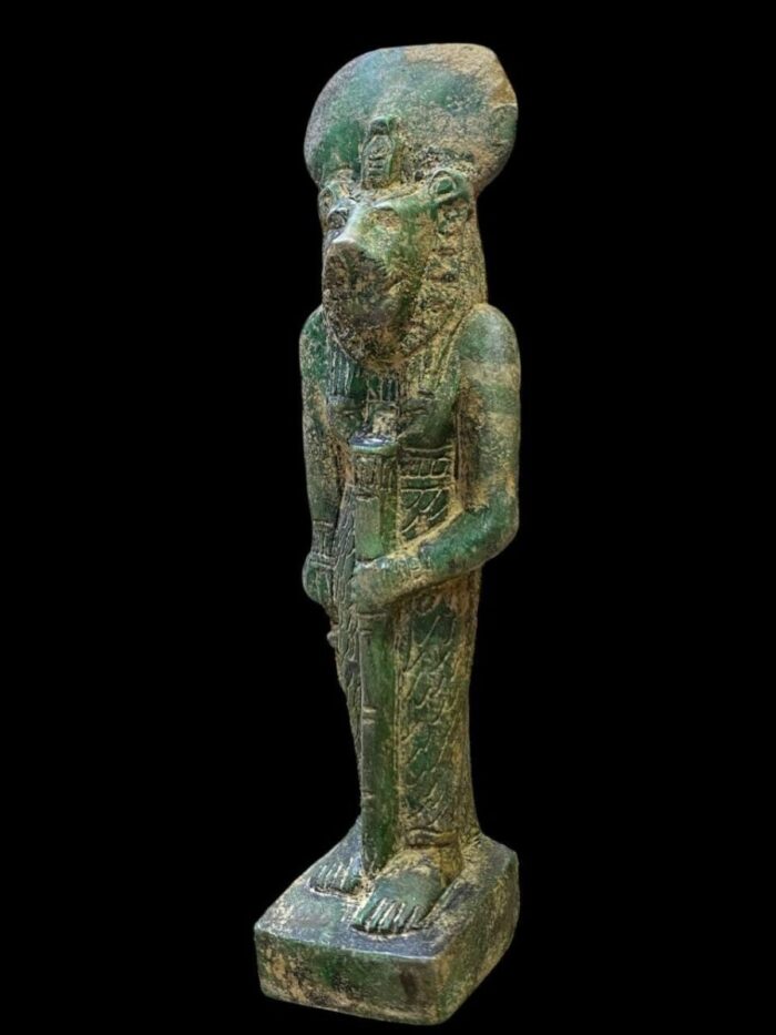 Stone Sekhmet Statue: Egyptian Goddess of War - صورة إضافية 3