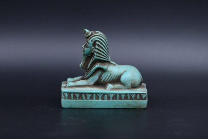 Stone Sphinx Statue - Egyptian Mythology Replica - صورة إضافية 3