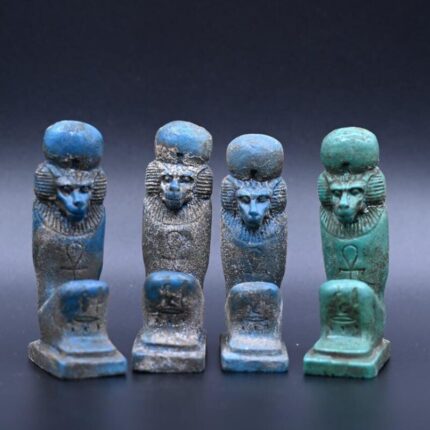 Stone Thoth Statue, Baboon Shape, Egyptian Decor
