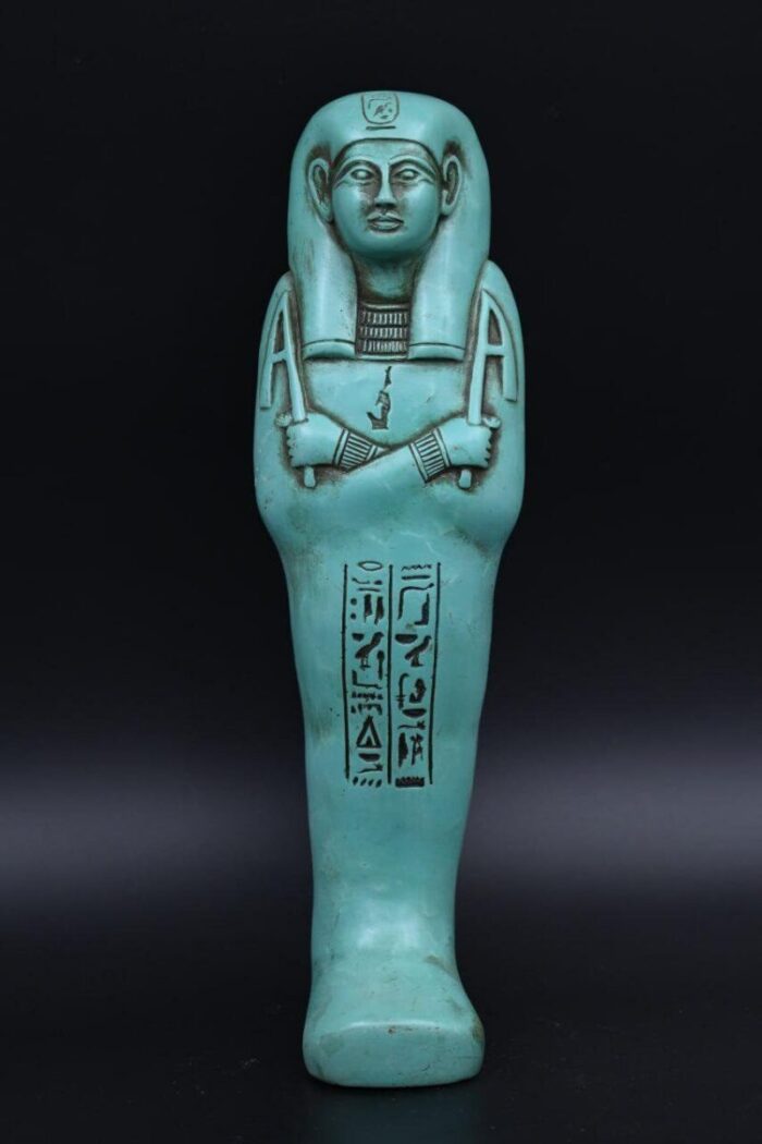 Stone Ushabti Statue: Egyptian Mythology Replica