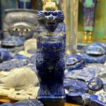 Thoth - Sculpture Thoth statue _Baboon -god of wisdom writing-moon-replica-Egyptian antique-handcraft -mythology-Archeology