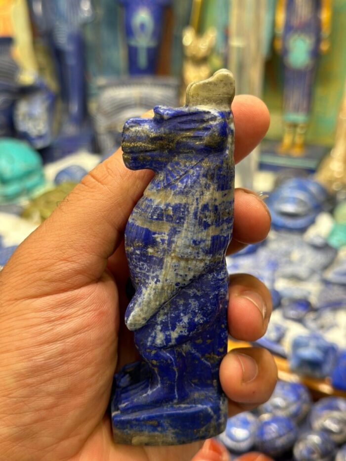 Thoth - Sculpture Thoth statue _Baboon -god of wisdom writing-moon-replica-Egyptian antique-handcraft -mythology-Archeology - صورة إضافية 7