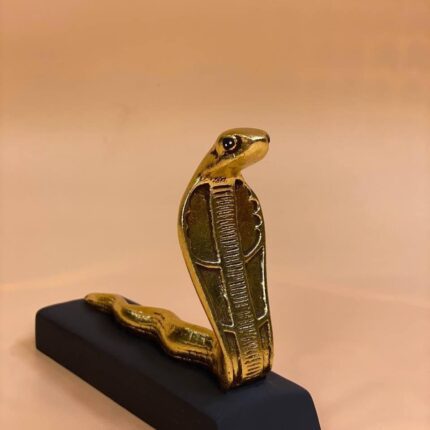 Uraeus Cobra Statue: Egyptian Deity Replica