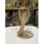 Uraeus Cobra Statue, Egyptian Serpent Goddess Wadjet Sculpture