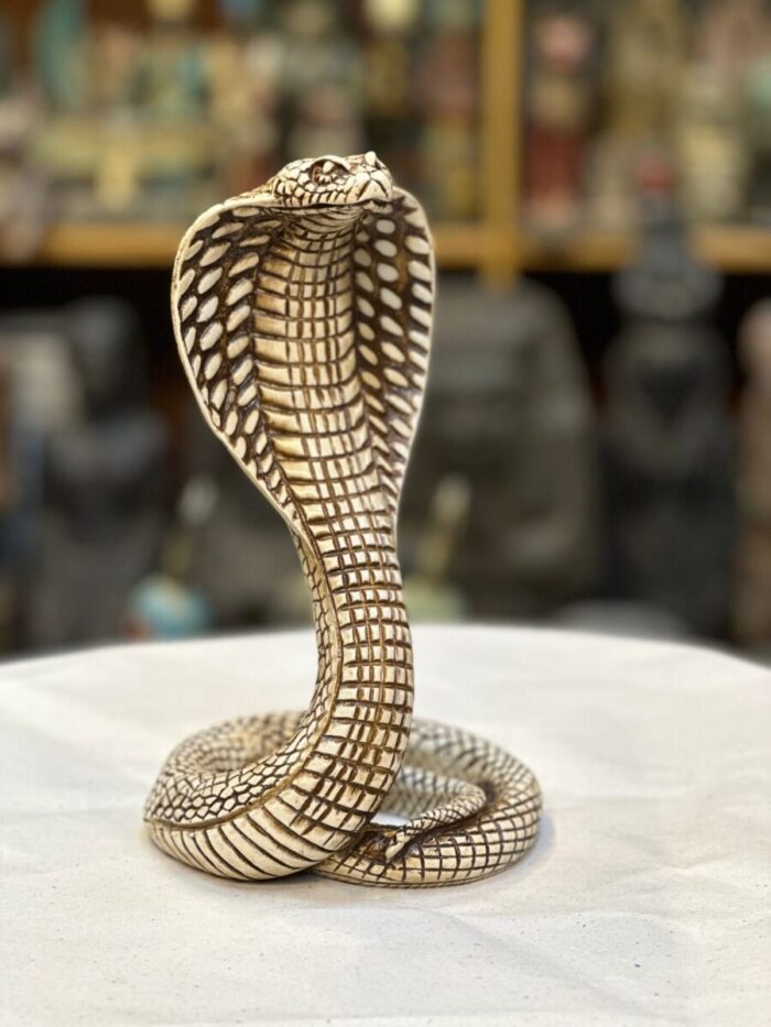 Uraeus Cobra Statue, Egyptian Serpent Goddess Wadjet Sculpture - صورة إضافية 5