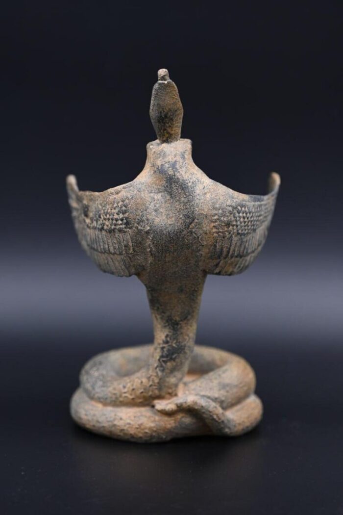Uraeus Cobra Statue: Egyptian Wadjet Stone Sculpture - صورة إضافية 4