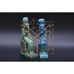 Vintage Egyptian Hathor Statue, Goddess of Love, Stone Replica