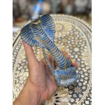 Vintage Egyptian Uraeus Cobra Statue, Wadjet Goddess Sculpture