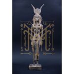 Vintage Hathor-Goddess of heaven,love,beauty, happiness-fertility in ancient Egyptian mythology-sculpture antiques statue-Egypt mythology