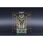 Vintage Hathor Statue: Egyptian Goddess Replica, Stone Idol