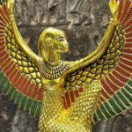 Winged Isis Statue, Egyptian Goddess Sculpture, Antique Replica - صورة إضافية 2