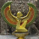 Winged Isis Statue, Egyptian Goddess Sculpture, Antique Replica - صورة إضافية 4