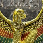 Winged Isis Statue, Egyptian Goddess Sculpture, Antique Replica - صورة إضافية 5