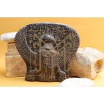 Winged Scarab Stone Carving, Egyptian Protection Symbol