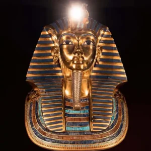 King Tutankhamun Mask, Original Size, Museum Replica by Professor Elazaby