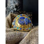 Tutankhamun Scarab Bracelet: Lapis Lazuli, 24k Gold Plated
