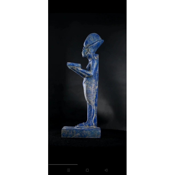 Akhenaten Statue: Egyptian King Stone Replica - صورة إضافية 3