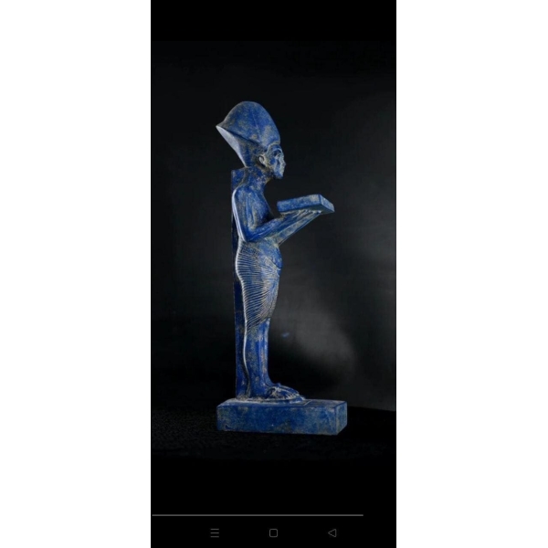 Akhenaten Statue: Egyptian King Stone Replica - صورة إضافية 7