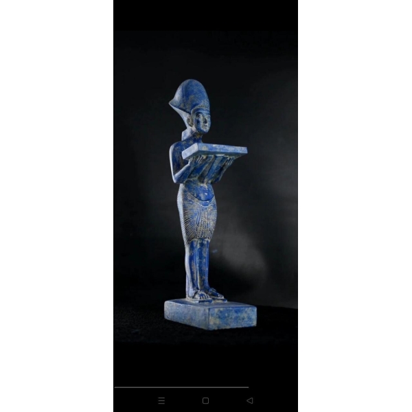 Akhenaten Statue: Egyptian King Stone Replica - صورة إضافية 8