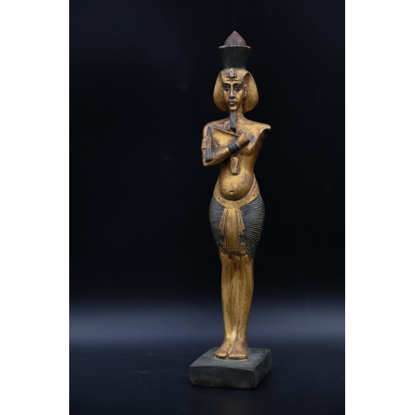 Akhenaten Statue: Egyptian Pharaoh Sculpture - صورة إضافية 2
