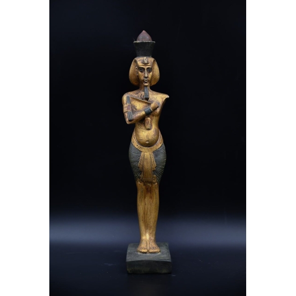 Akhenaten Statue: Egyptian Pharaoh Sculpture - صورة إضافية 6
