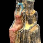 Amun Ra and Mut Statue: Egyptian Stone Mythology - صورة إضافية 3