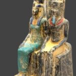 Amun Ra and Mut Statue: Egyptian Stone Mythology - صورة إضافية 5