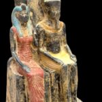 Amun Ra and Mut Statue: Egyptian Stone Mythology - صورة إضافية 6
