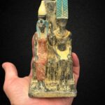 Amun Ra and Mut Statue: Egyptian Stone Mythology - صورة إضافية 7