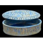 An Egyptian box inscribed with pharaonic inscriptions-Antiques-Replica- Ancient Egyptian-made in Egypt