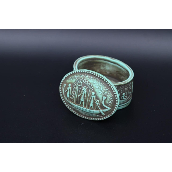 An Egyptian box inscribed with pharaonic inscriptions-Antiques Replica Ancient Egyptian made in Egypt - صورة إضافية 5